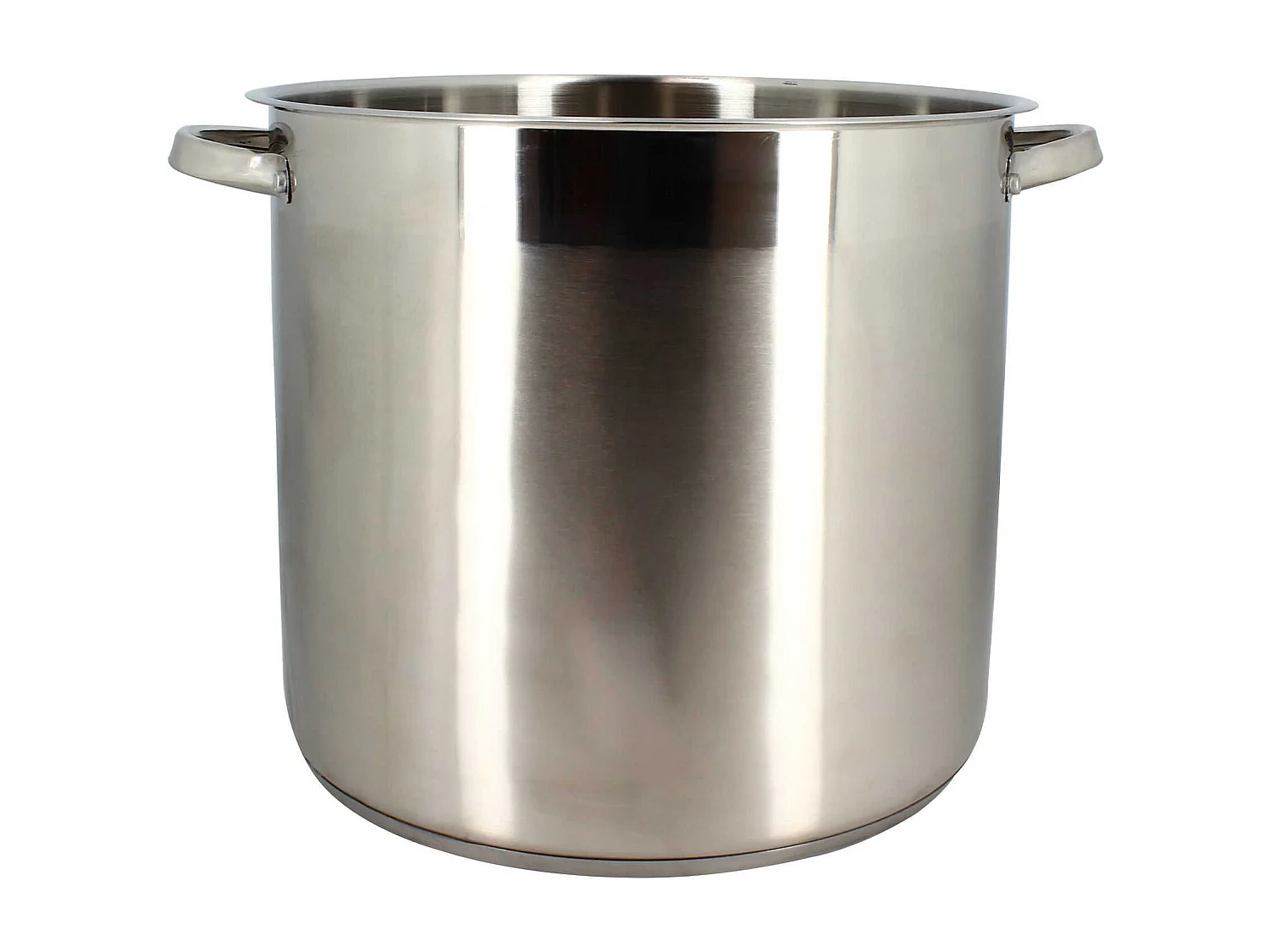 Menastyl - Marmite 17l 32cm En Acier Inoxydable Avec Couvercle En Verre