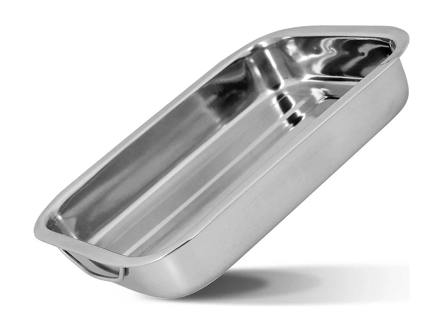 Menastyl - Plat A Four Rectangle Harry 35x25cm En Inox Avec Poignees