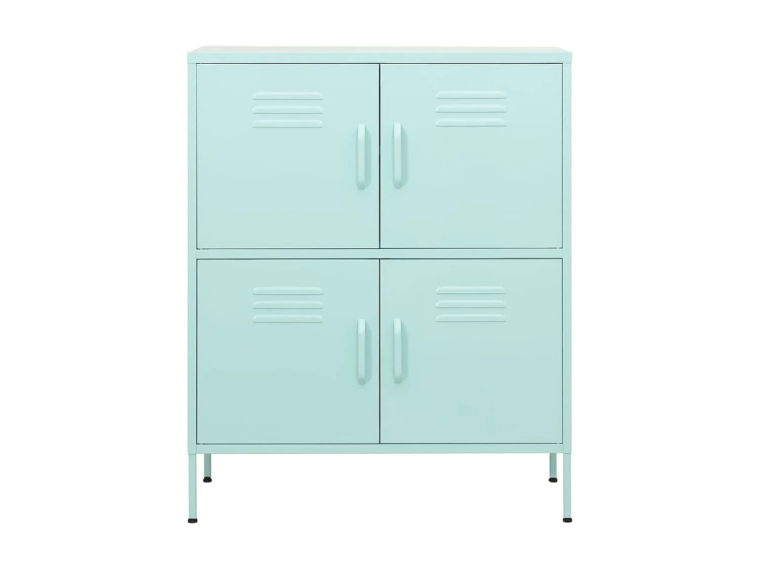 Armoire de rangement Vert menthe 80x35x101,5 cm Acier SBC7766