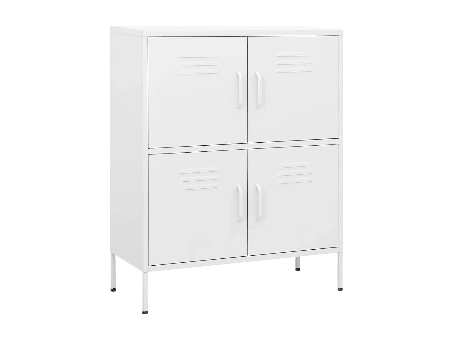 Armoire de rangement Blanc 80x35x101,5 cm Acier SBC7870
