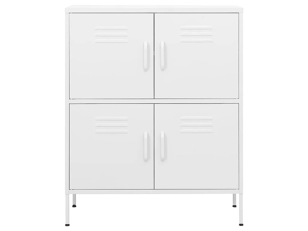 Armoire de rangement Blanc 80x35x101,5 cm Acier SBC7870