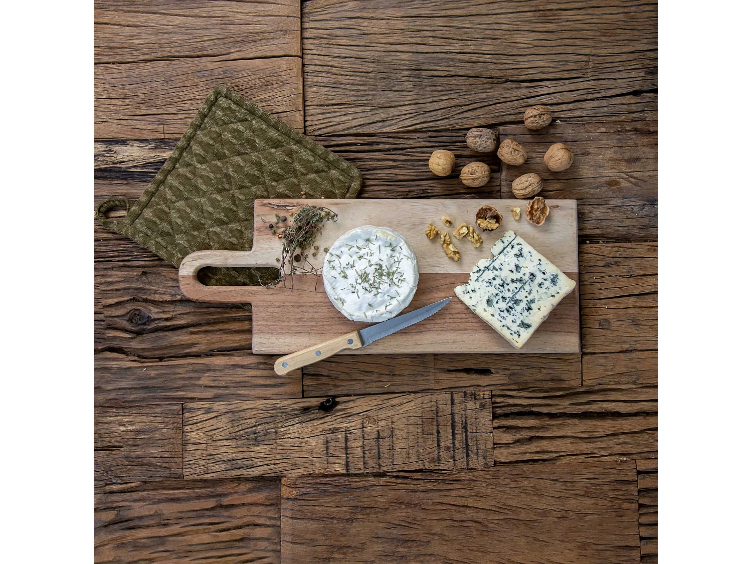 Novastyl - Planche A Decouper Wood En Bois D'acacia 45x17cm