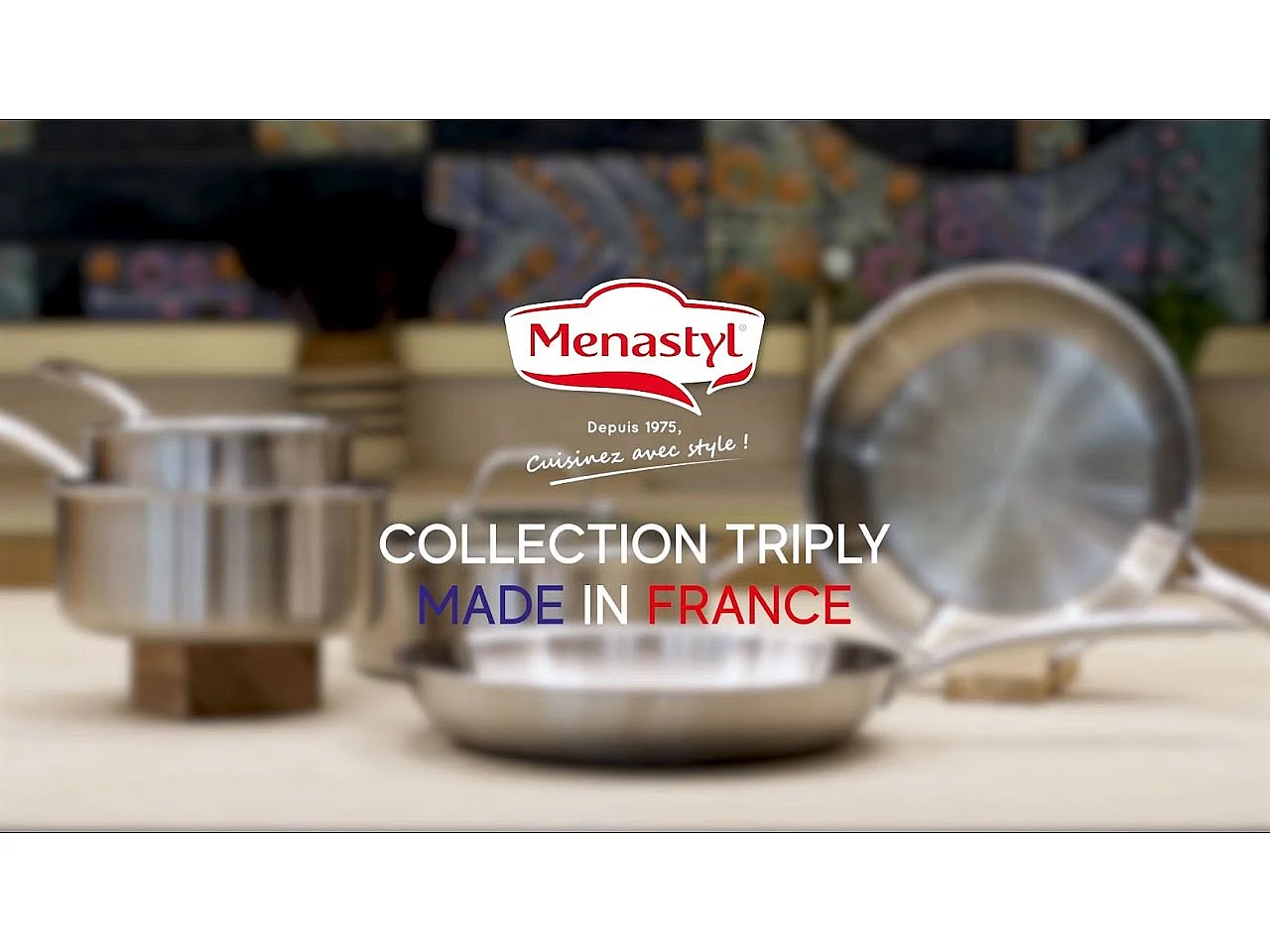 Menastyl - Poele Triply 28cm En Acier Inoxydable - Made In France