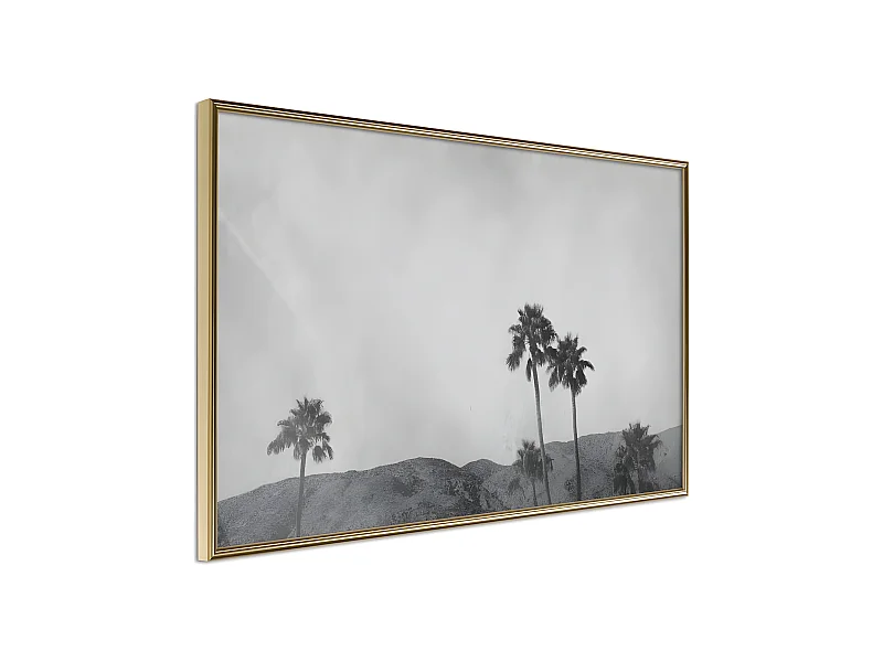 Affiche Murale Encadrée "Sky of California" 90 x 60 cm Or