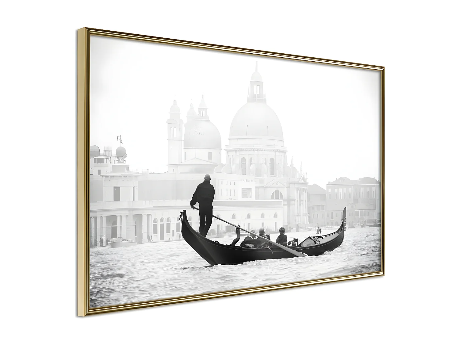 Affiche Murale Encadrée "Symbols of Venice" 60 x 40 cm Or