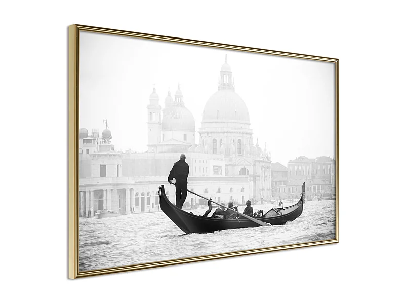 Affiche Murale Encadrée "Symbols of Venice" 60 x 40 cm Or