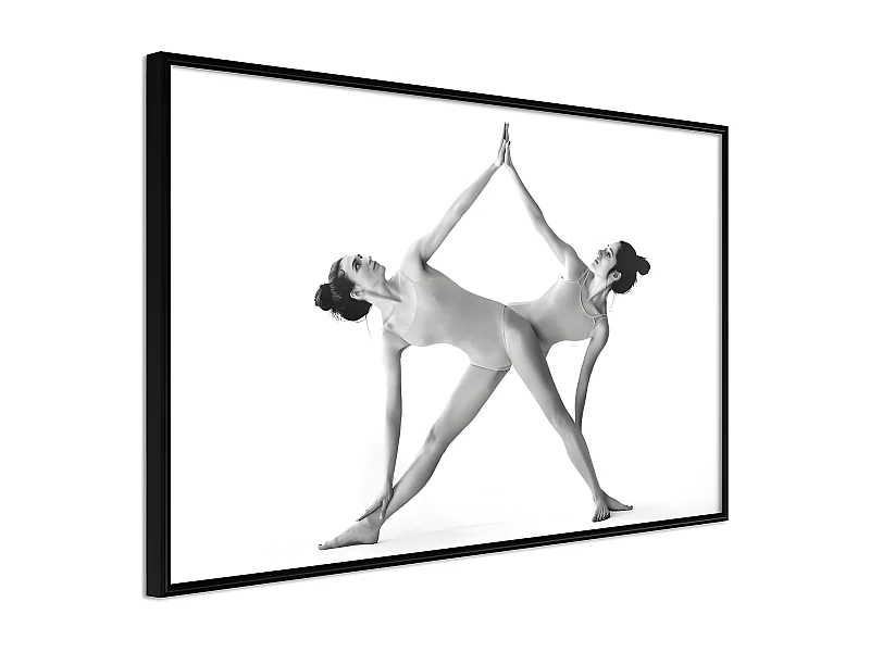 Affiche Murale Encadrée "Self-Five" 45 x 30 cm Noir