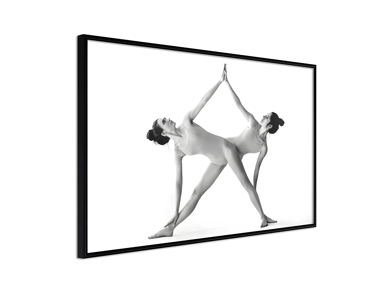 Affiche Murale Encadrée "Self-Five" 45 x 30 cm Noir