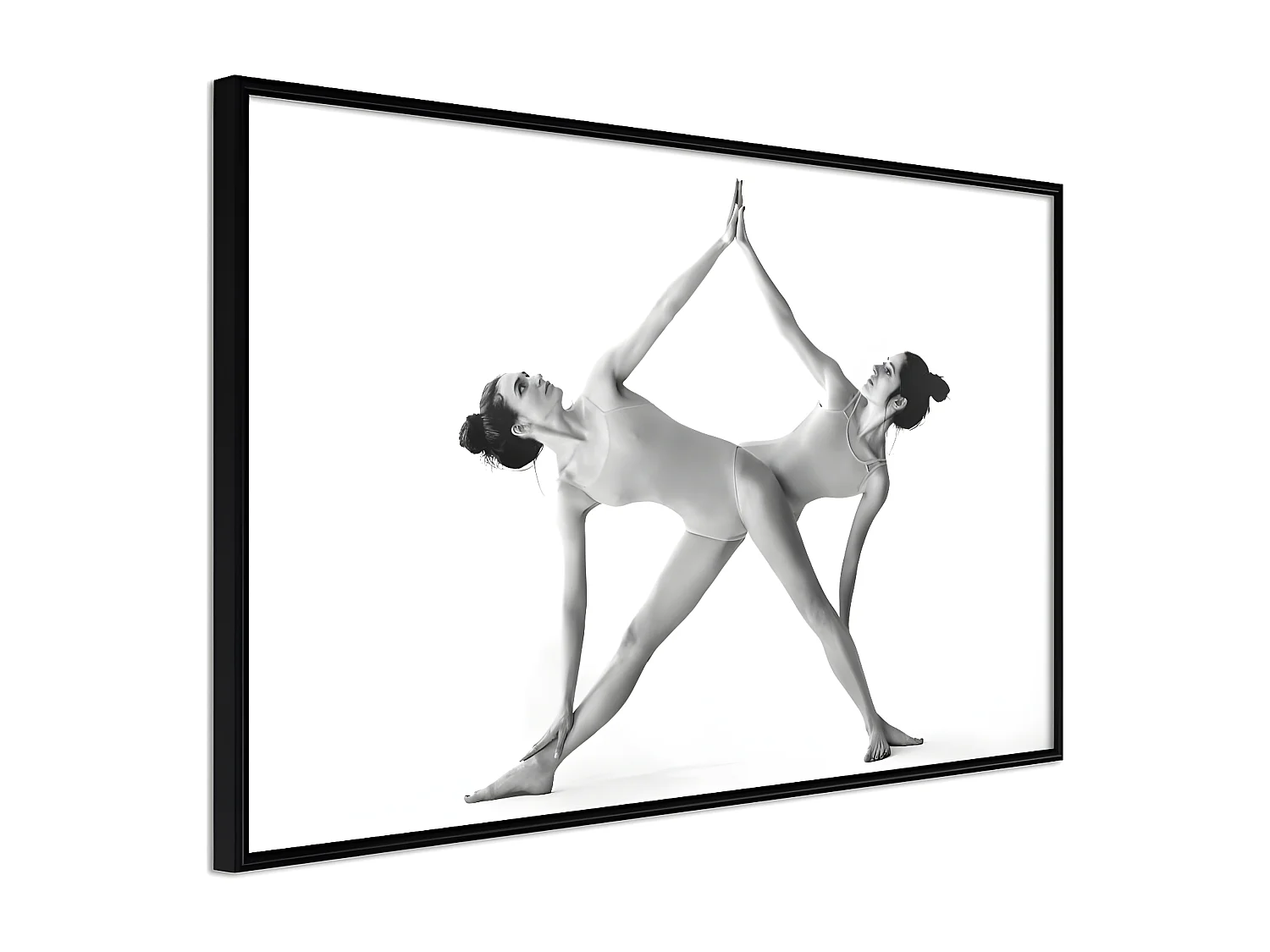 Affiche Murale Encadrée "Self-Five" 45 x 30 cm Noir