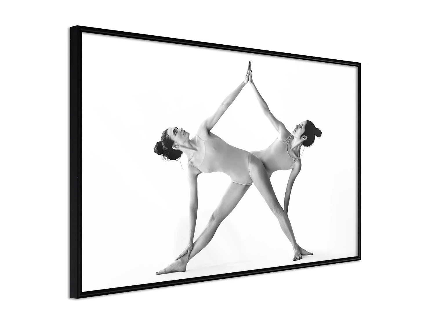 Affiche Murale Encadrée "Self-Five" 45 x 30 cm Noir