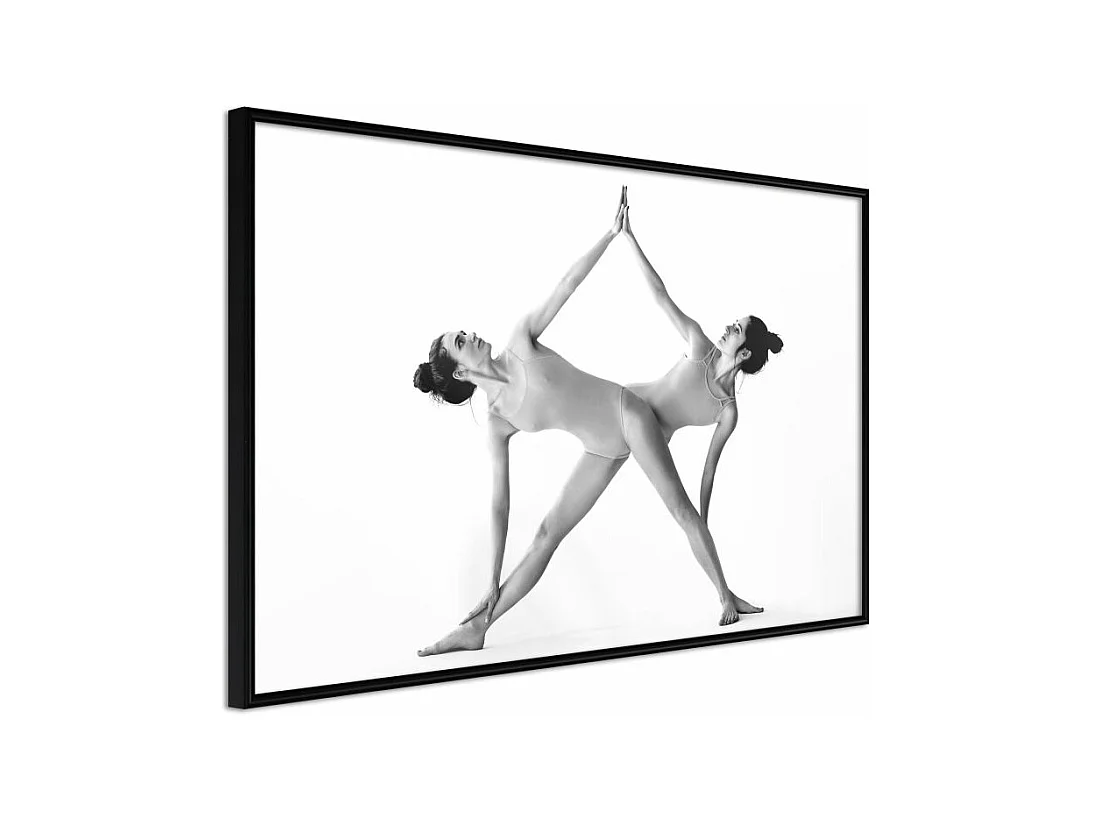 Affiche Murale Encadrée "Self-Five" 90 x 60 cm Noir