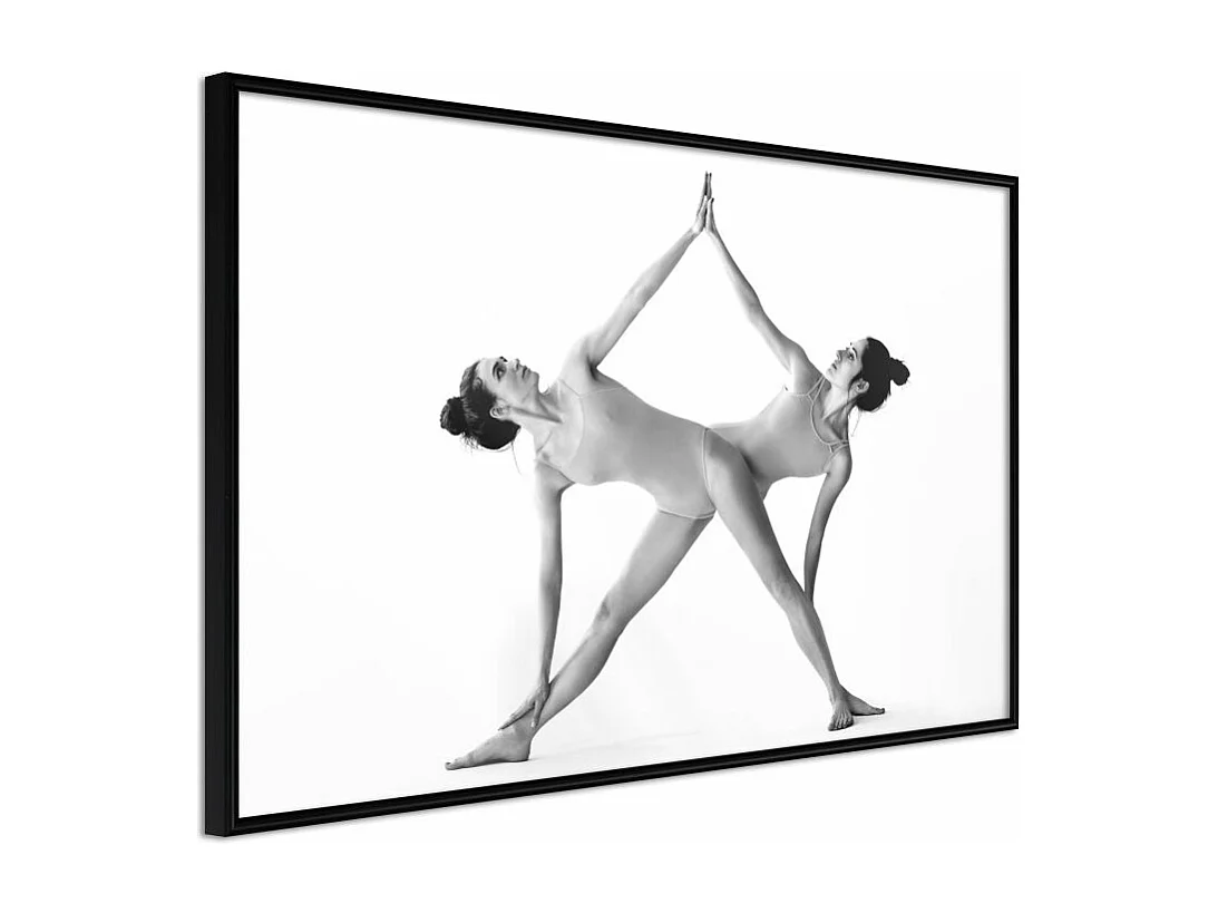 Affiche Murale Encadrée "Self-Five" 90 x 60 cm Noir