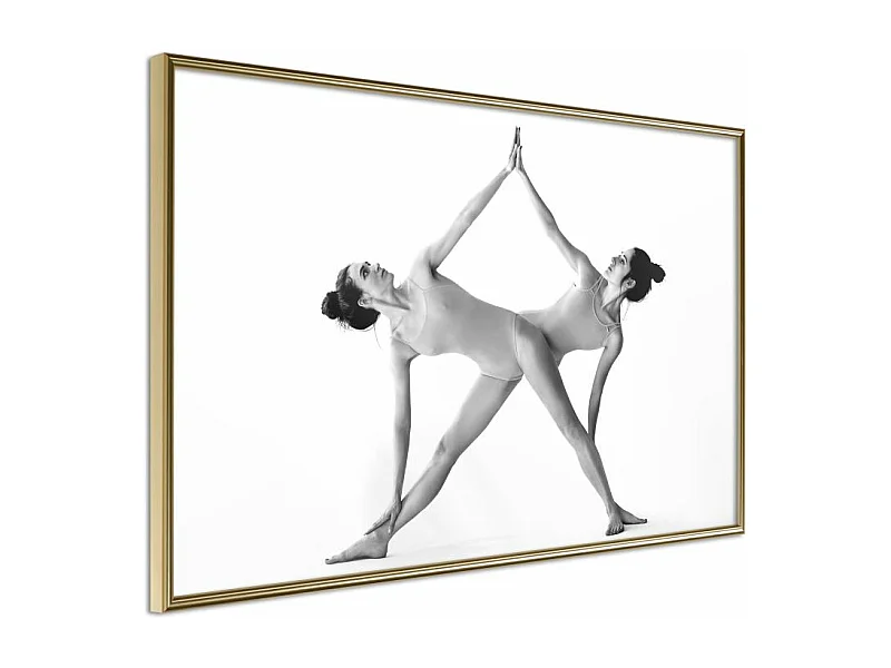 Affiche Murale Encadrée "Self-Five" 60 x 40 cm Or