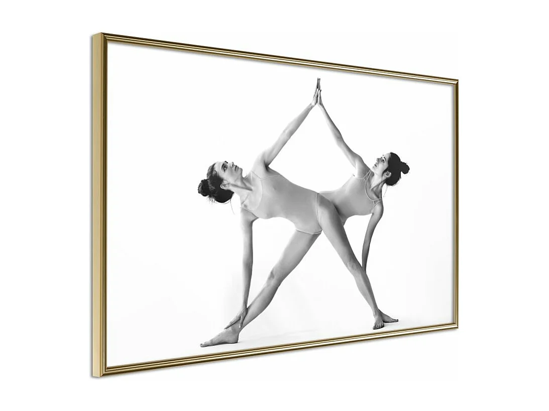 Affiche Murale Encadrée "Self-Five" 60 x 40 cm Or