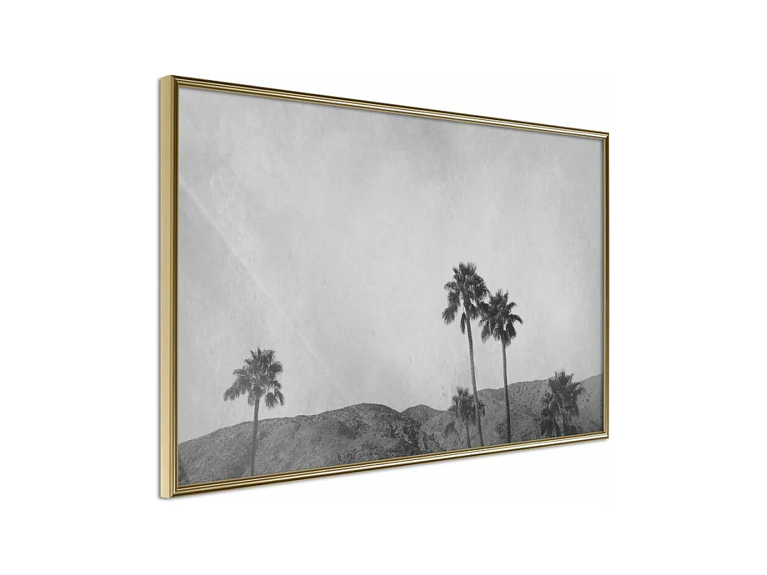 Affiche Murale Encadrée "Sky of California" 30 x 20 cm Or