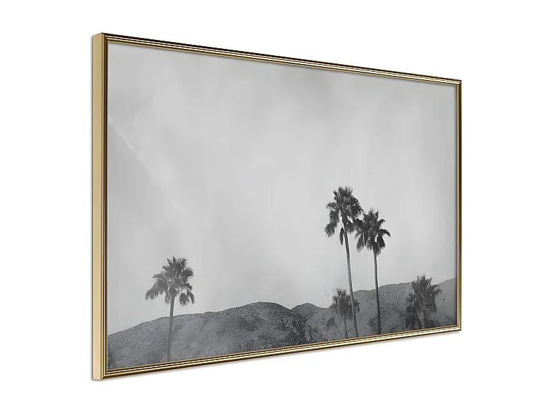 Affiche Murale Encadrée "Sky of California" 45 x 30 cm Or