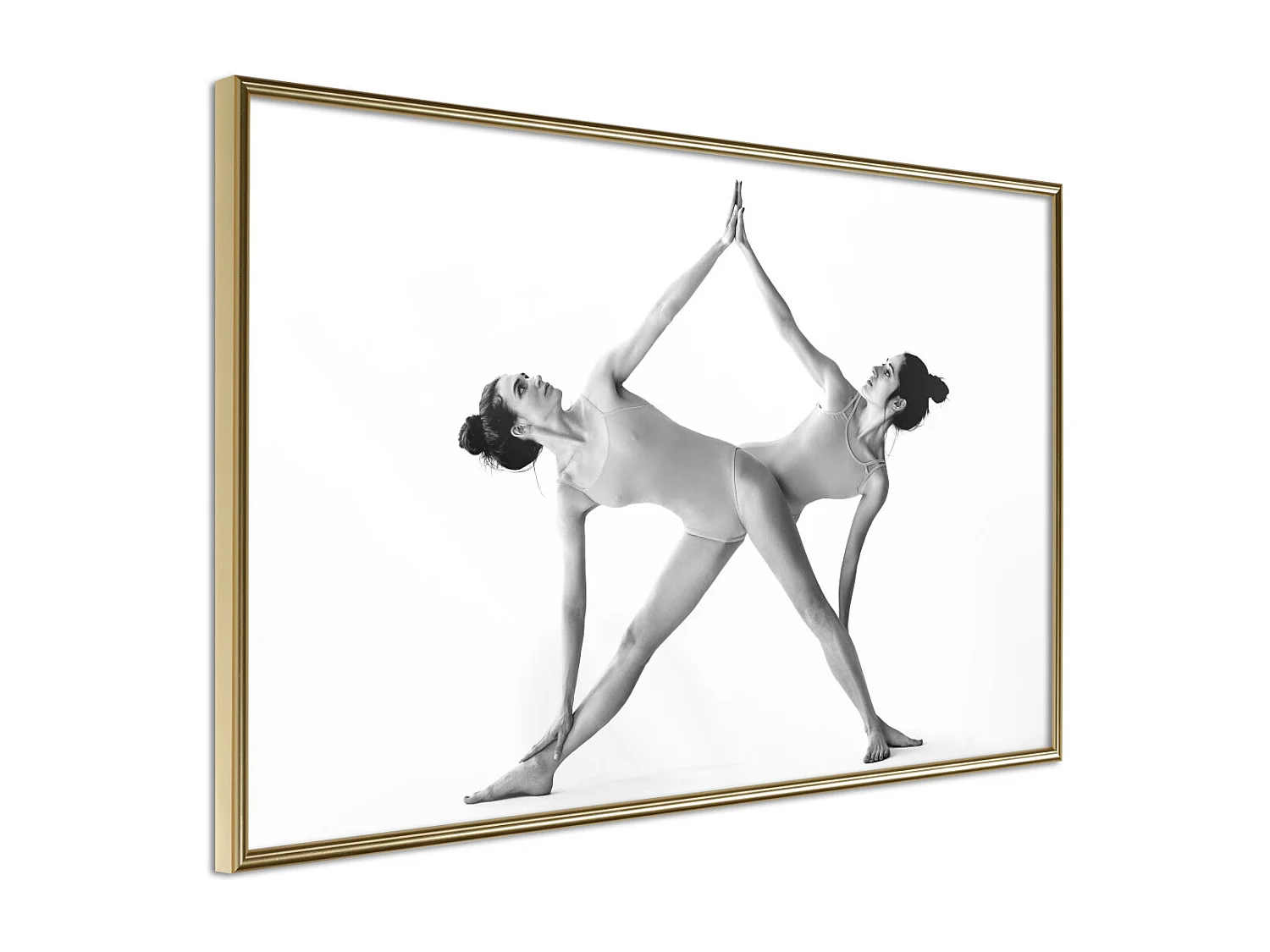 Affiche Murale Encadrée "Self-Five" 45 x 30 cm Or