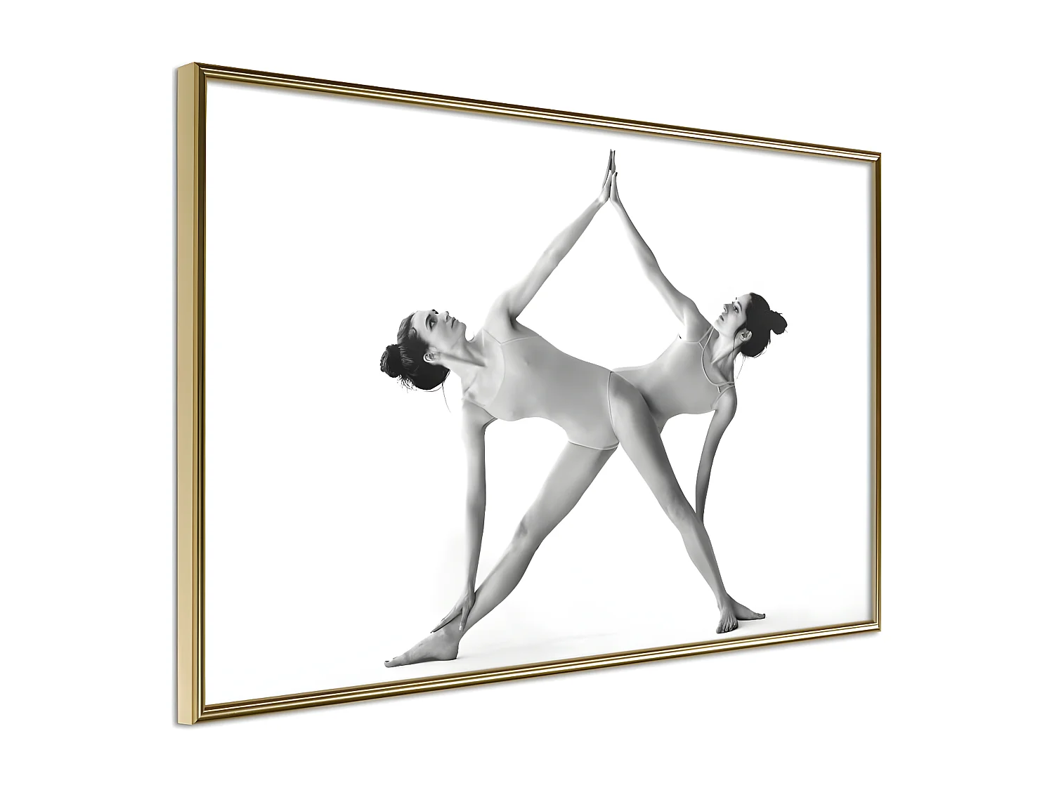 Affiche Murale Encadrée "Self-Five" 90 x 60 cm Or