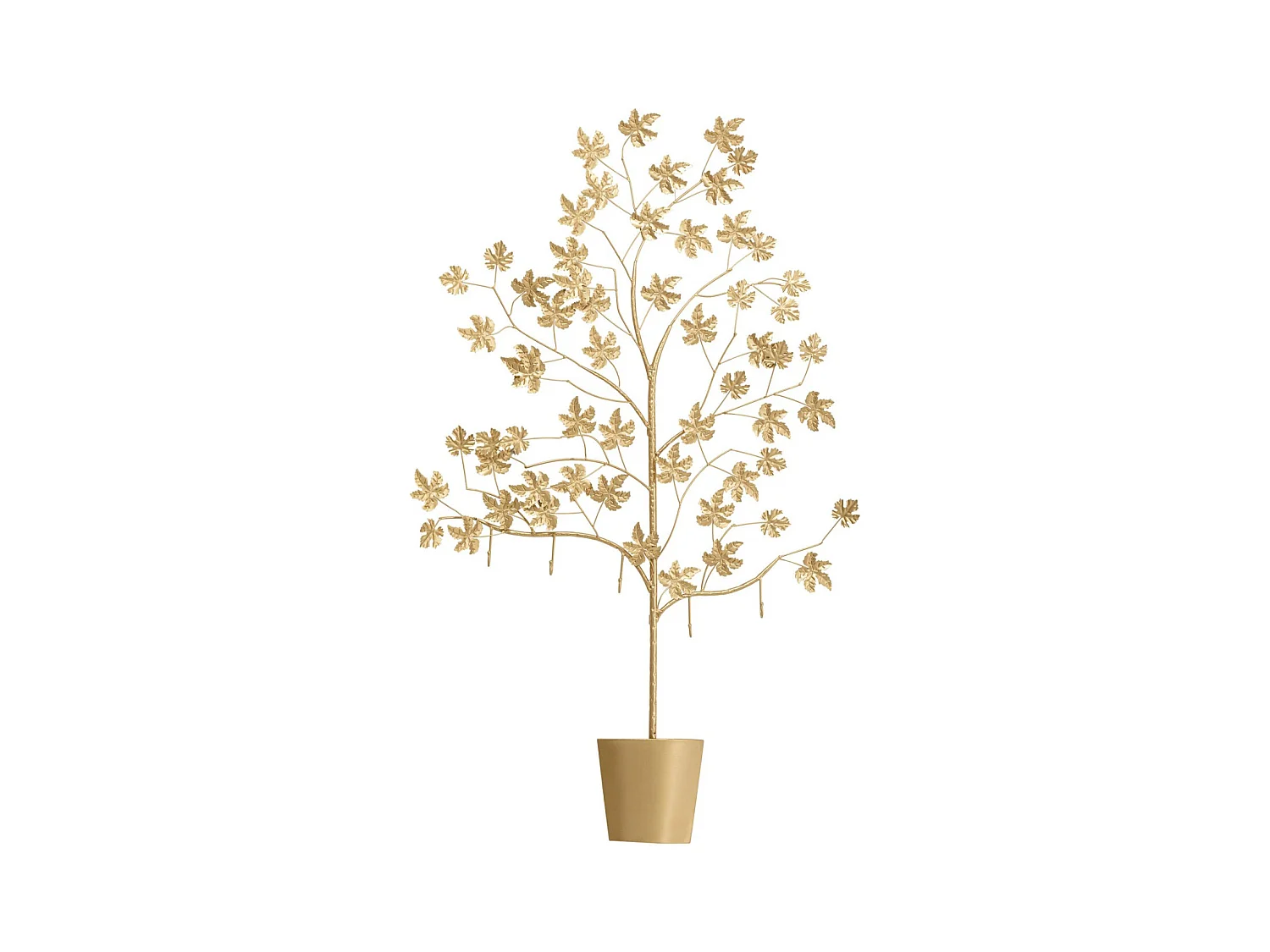 Appendiabiti da parete Leafline oro 93cm