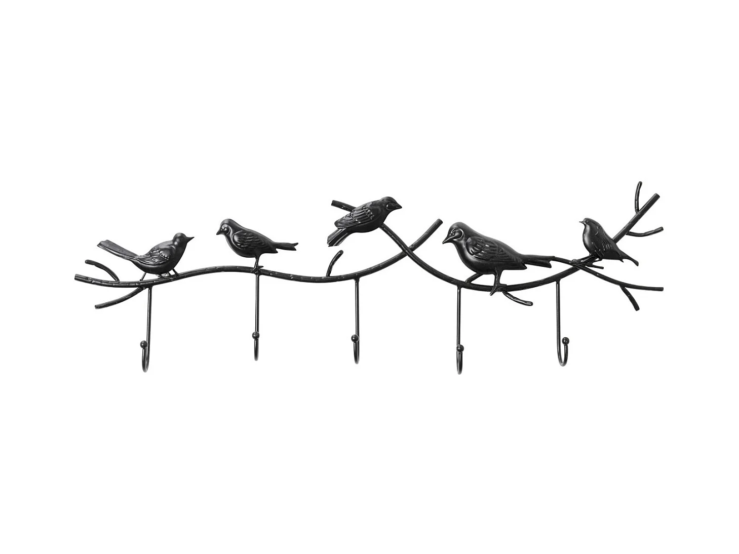 Appendiabiti da parete Birds Gossip 71cm