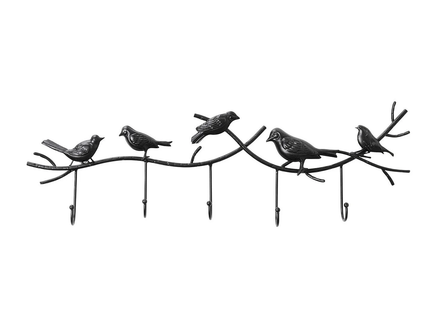 Appendiabiti da parete Birds Gossip 71cm