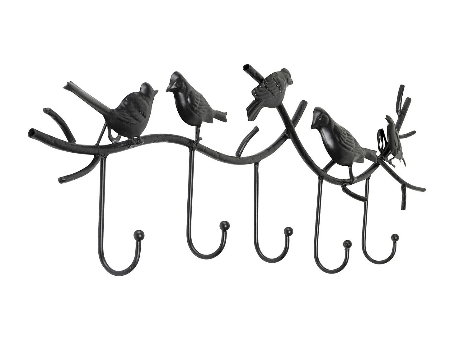 Appendiabiti da parete Birds Gossip 71cm