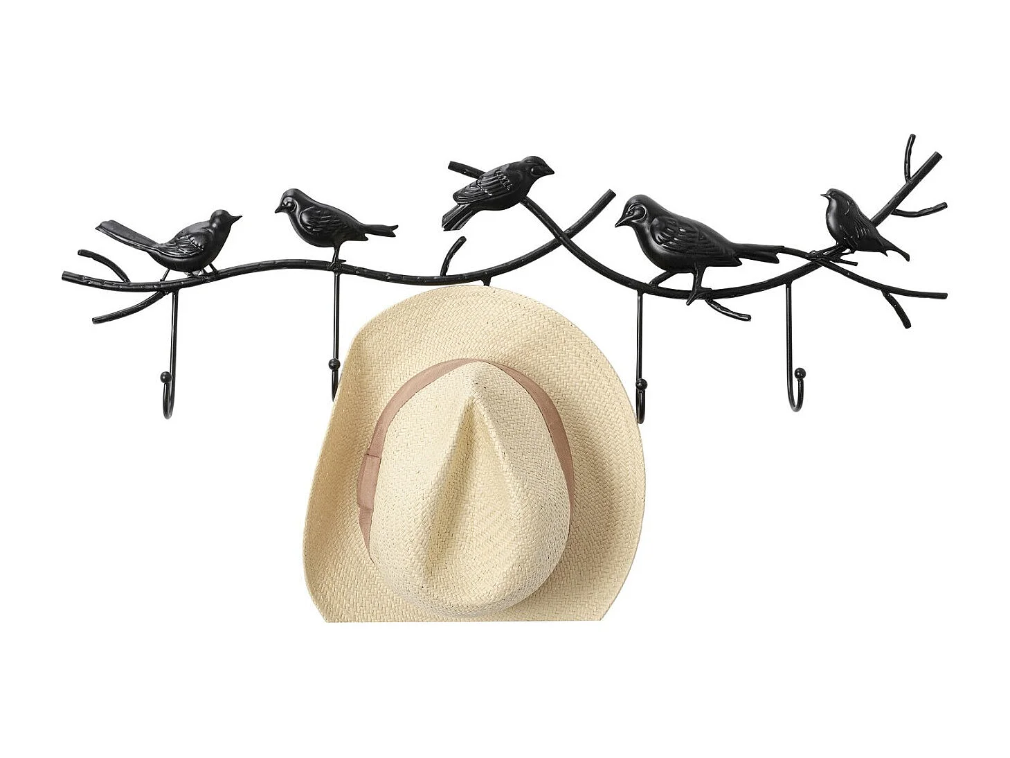 Appendiabiti da parete Birds Gossip 71cm