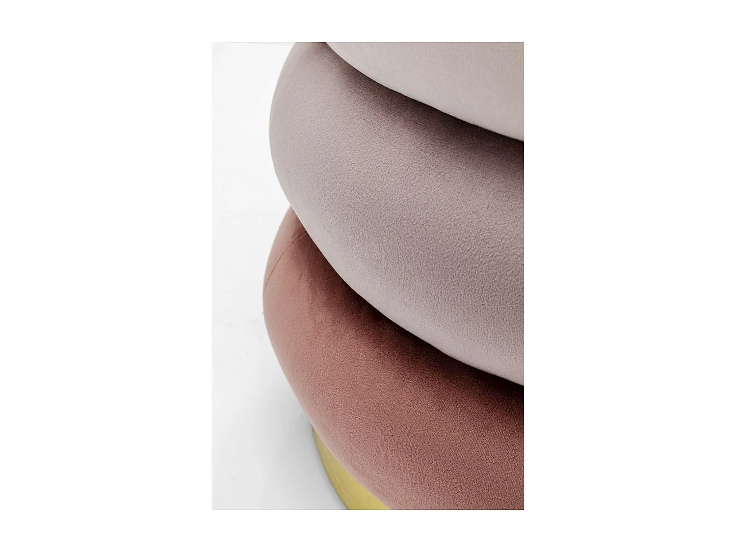 Sgabello Sandwich malva Ø45cm