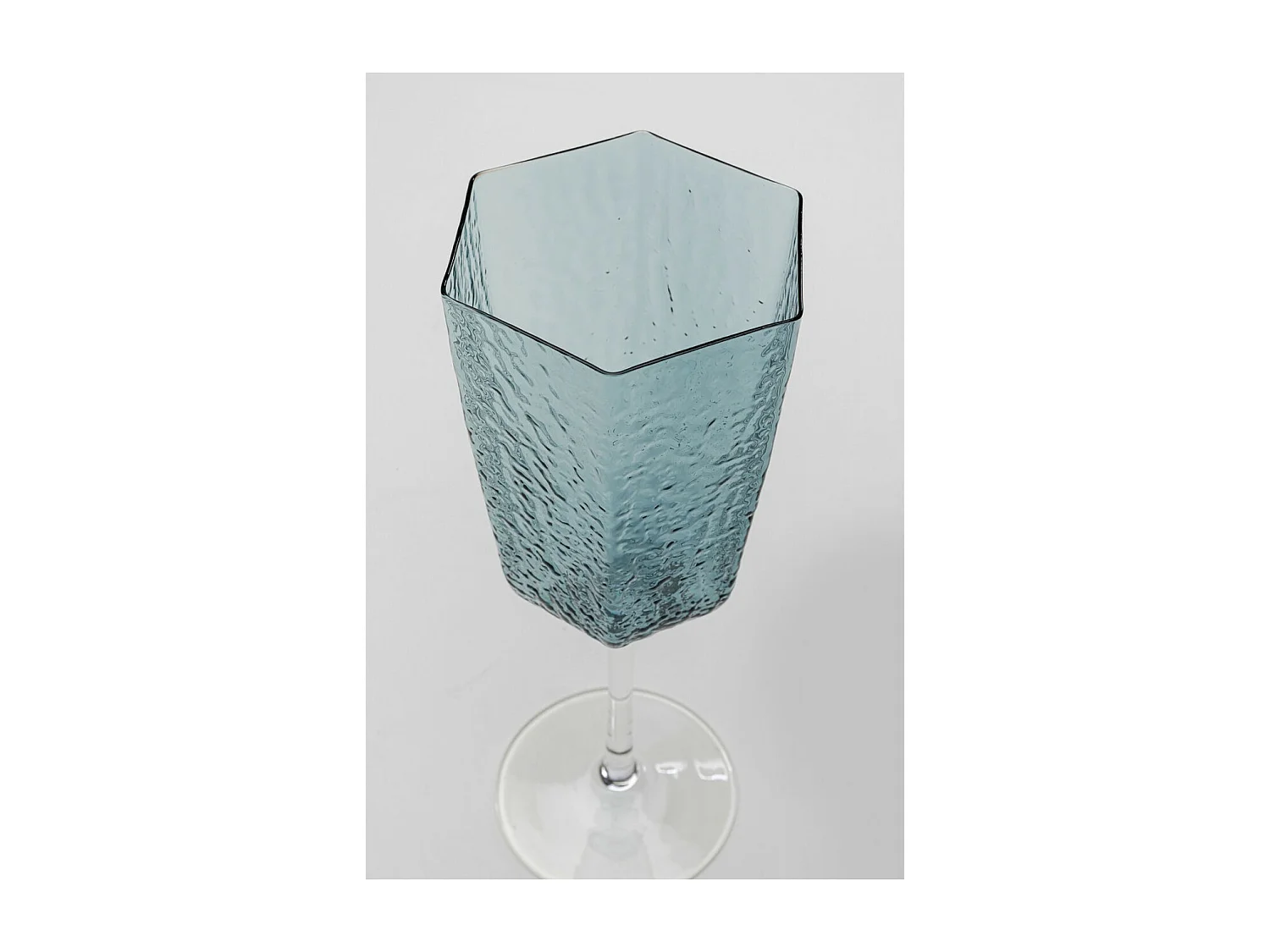 Rotweinglas Cascata Blau