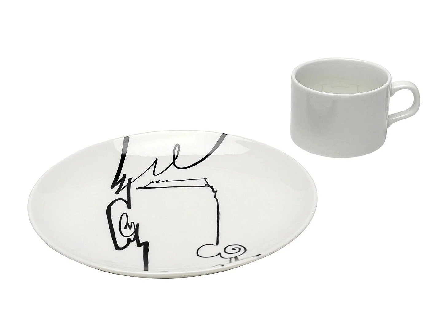 Tazza da caffè Viso Uomo (2/parti)