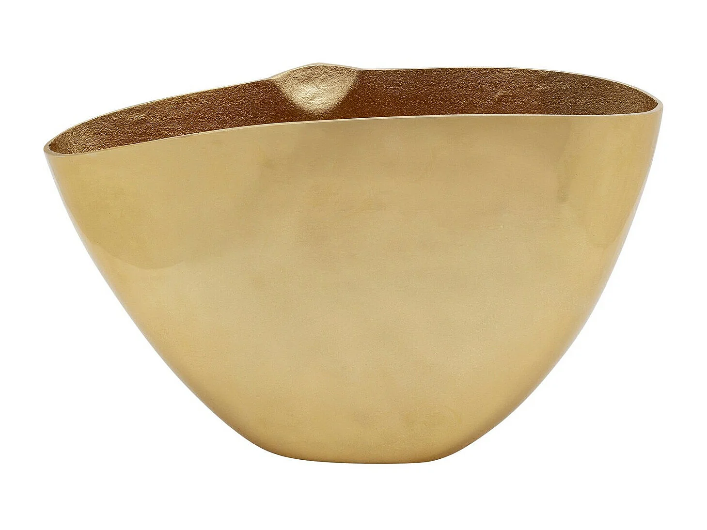 Vase Half Face Gold 46cm