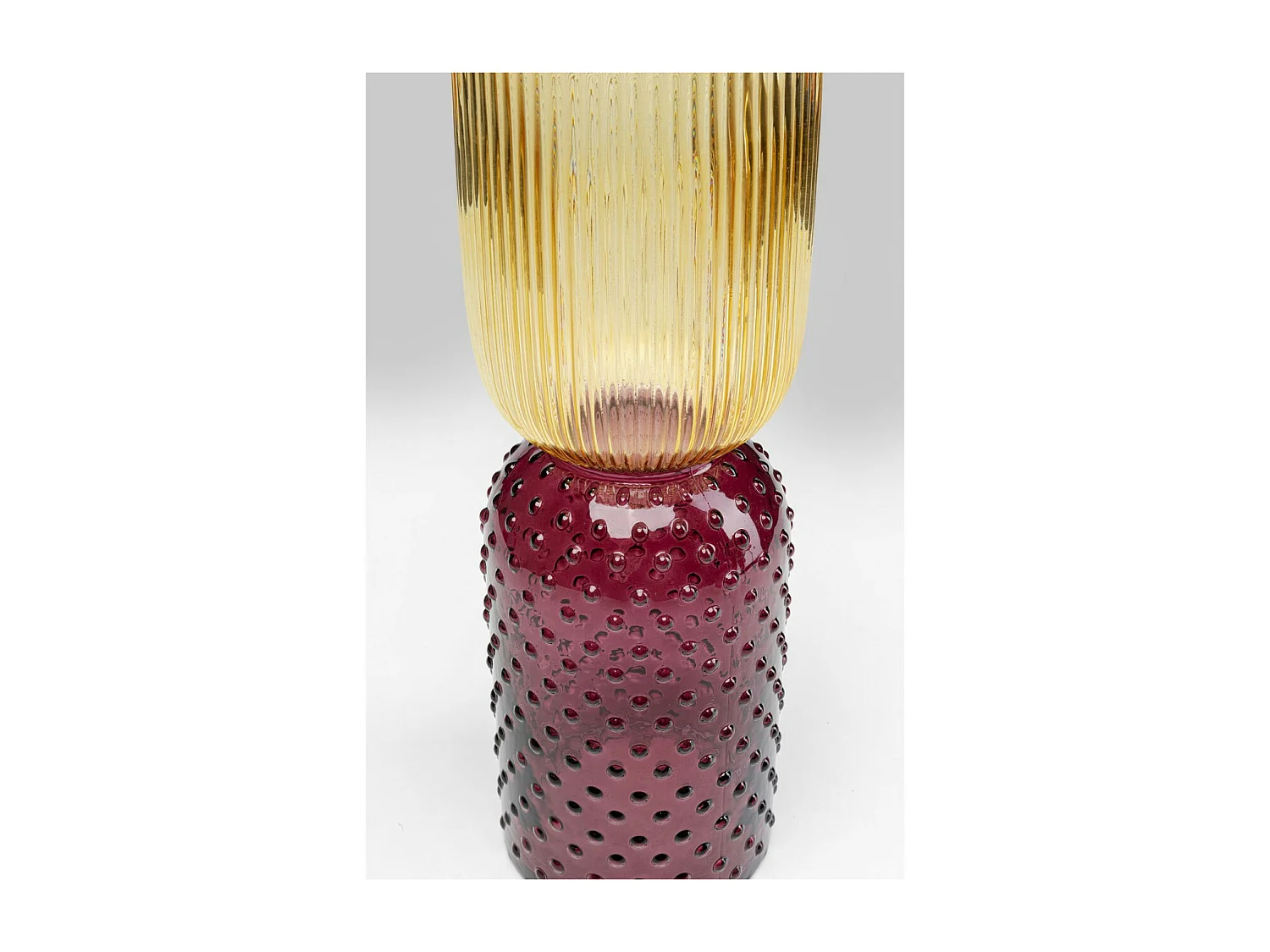 Vaso Marvelous Duo giallo lila 38cm