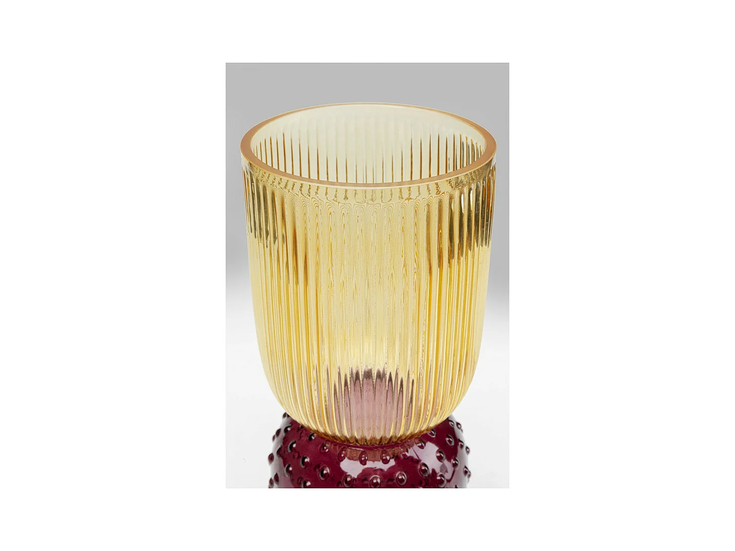 Vaso Marvelous Duo giallo lila 38cm