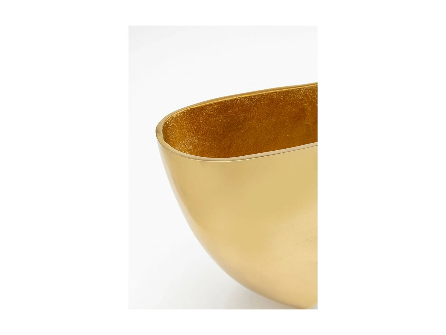 Vase Half Face Gold 38cm