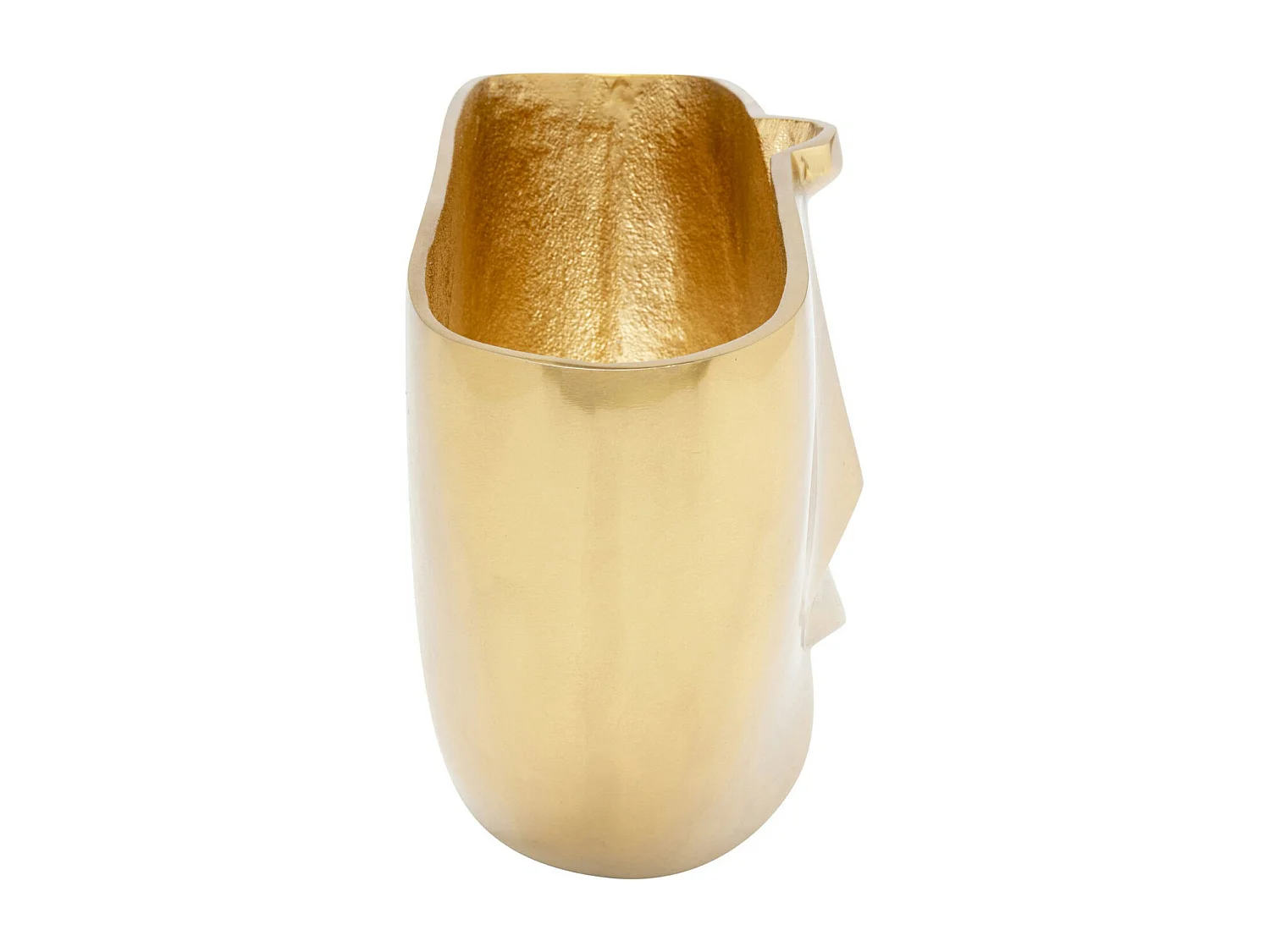 Vase Half Face Gold 38cm