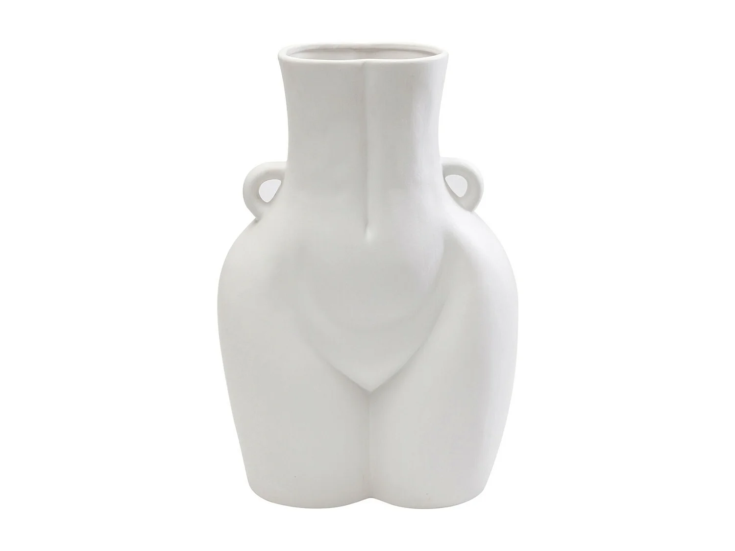 Vase Donna blanc 40cm