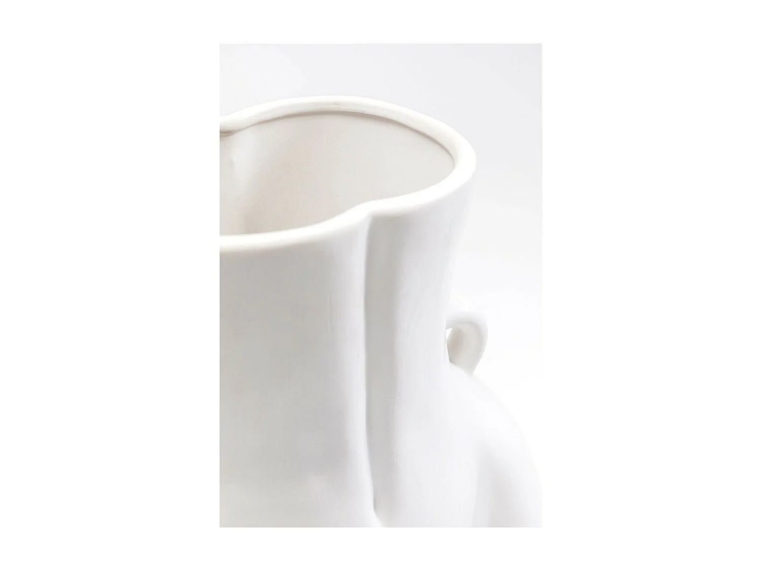 Vase Donna blanc 40cm