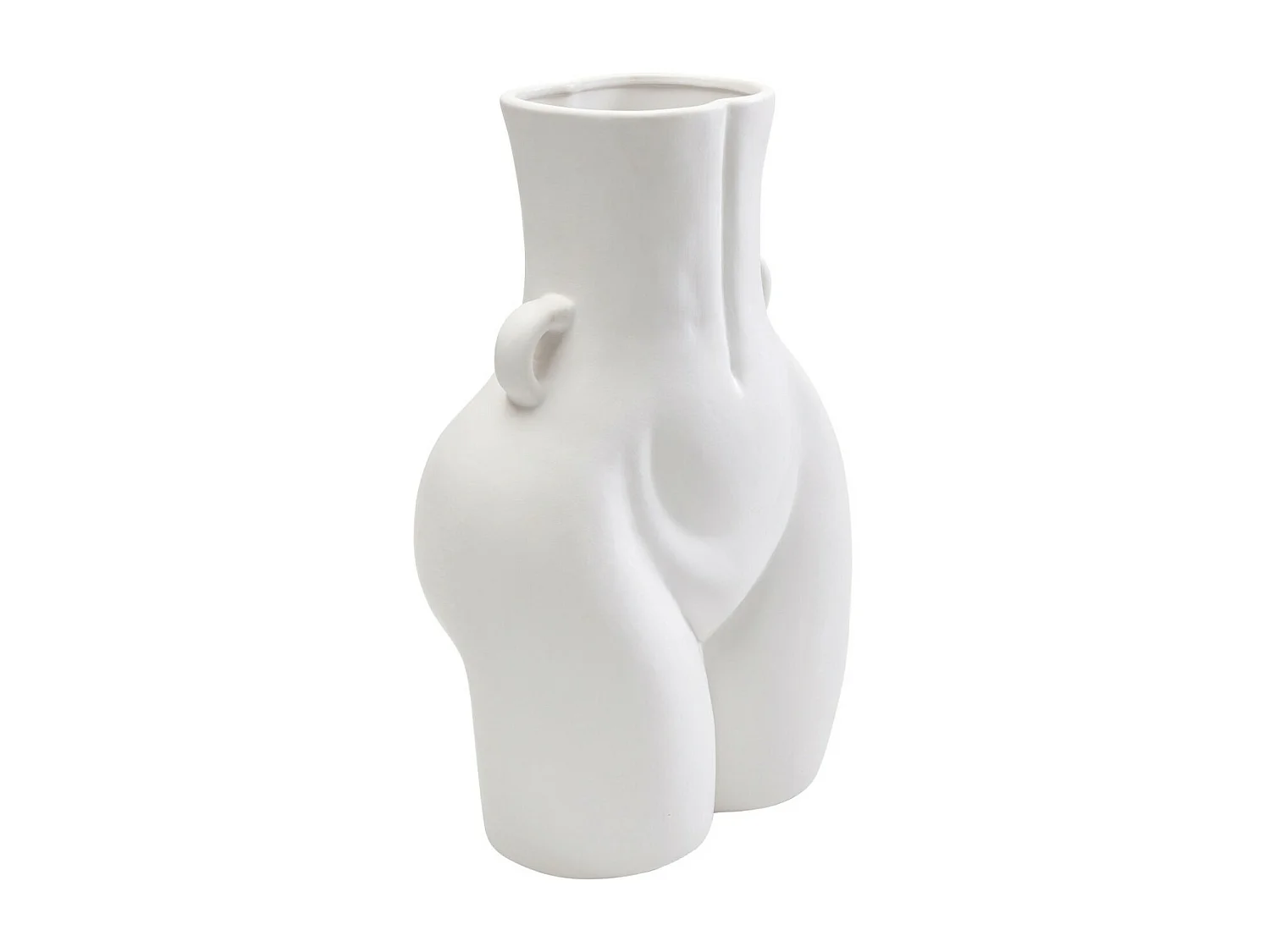 Vase Donna blanc 40cm