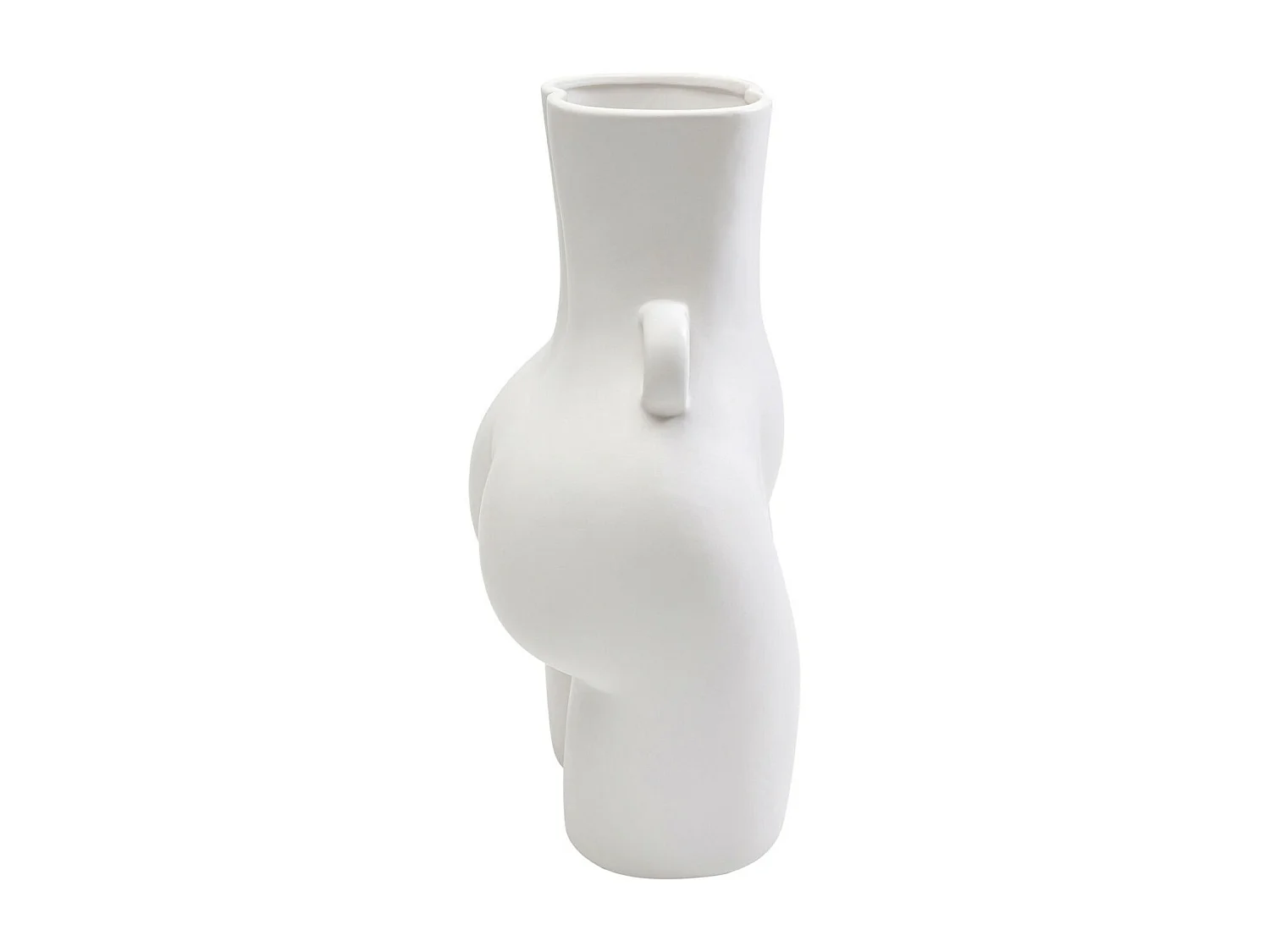 Vase Donna blanc 40cm