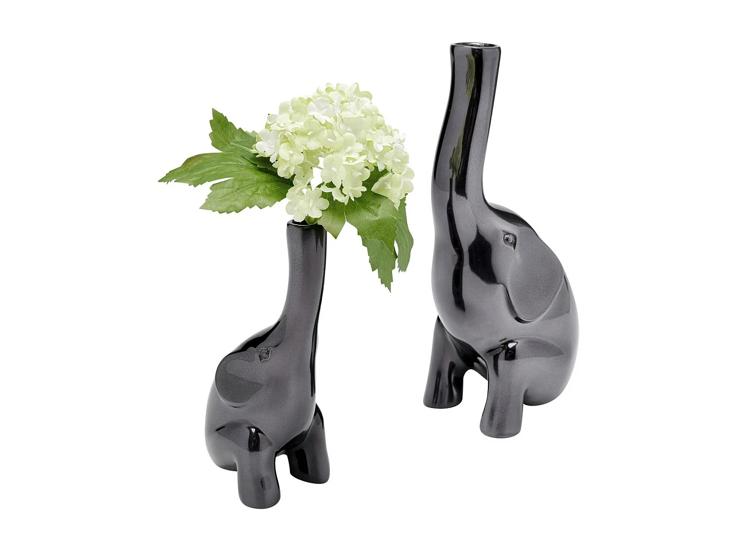 Vase décoratif Buddy anthracite (2/Set)