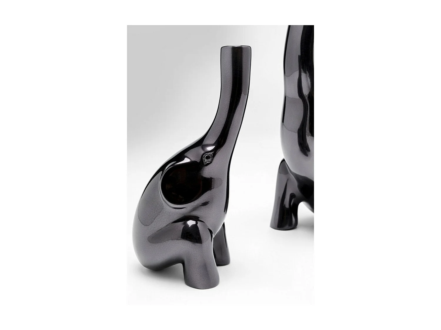 Vase décoratif Buddy anthracite (2/Set)