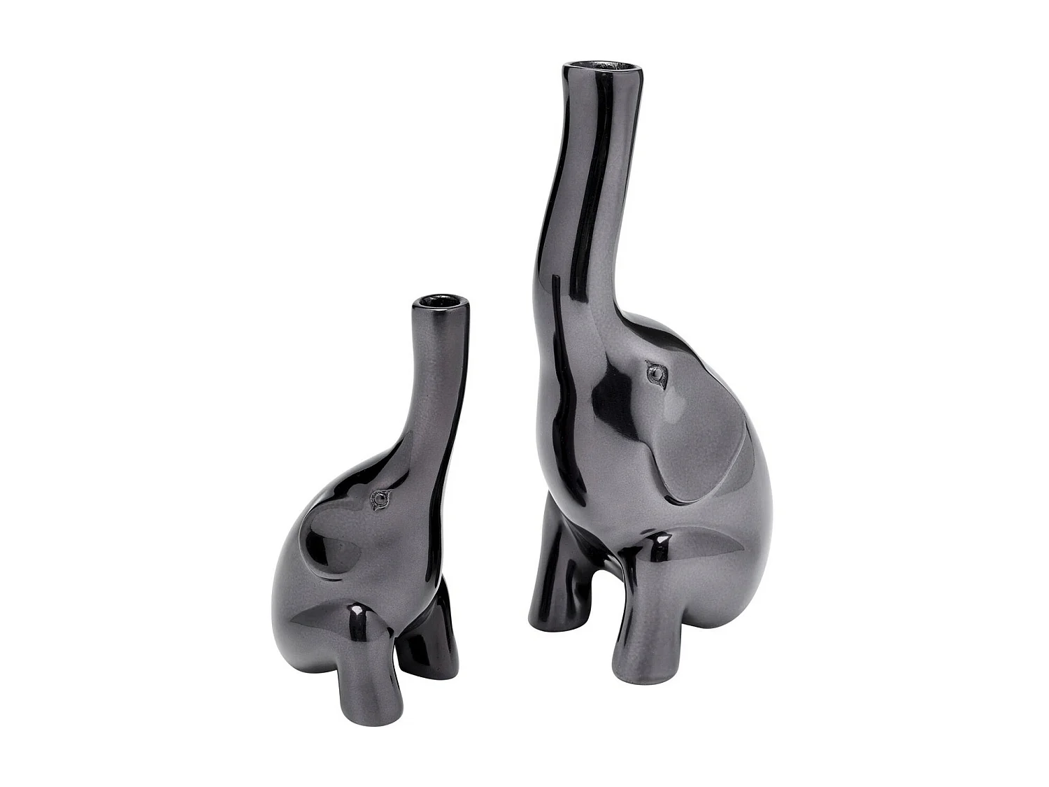 Vase décoratif Buddy anthracite (2/Set)