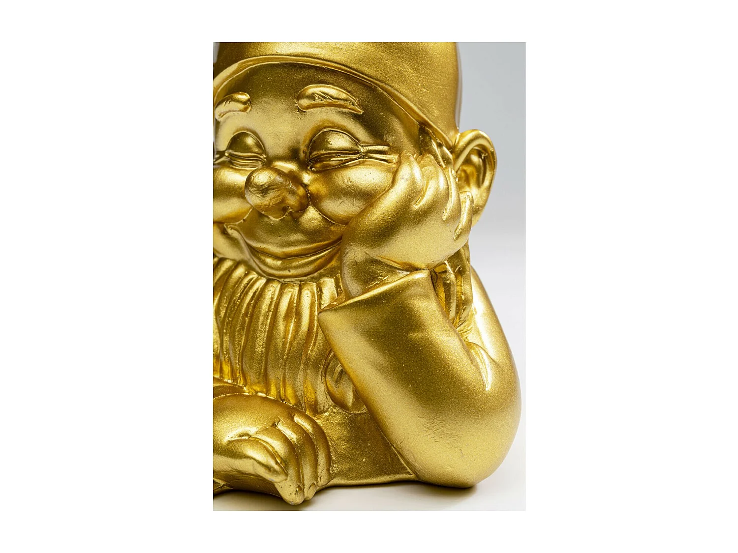 Figurine décorative Nain doré 21cm