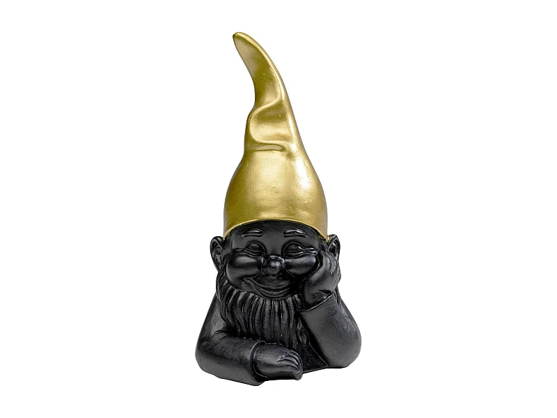 Figurine décorative Nain noir 21cm