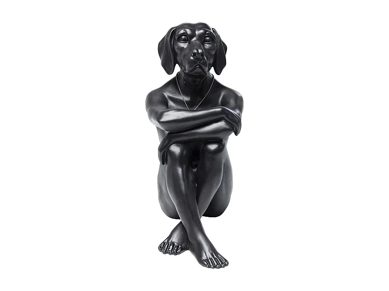 Figurine décorative Gangster Dog noire