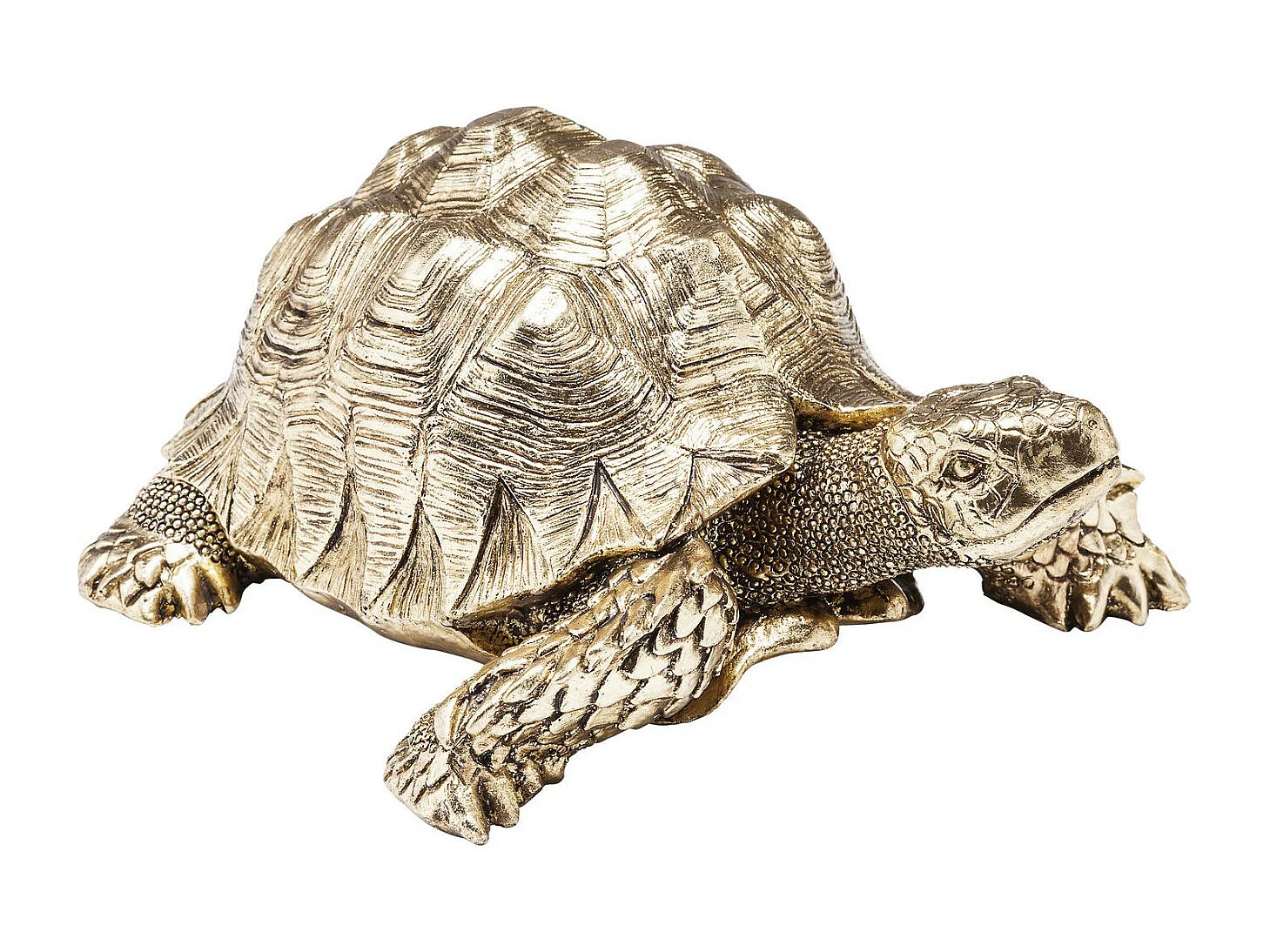 Deko Figur Turtle Gold Klein
