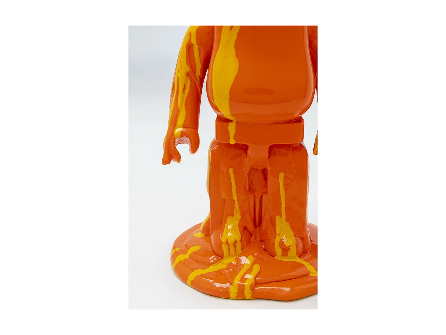 Deko Figur Gelato Bear Orange 40cm