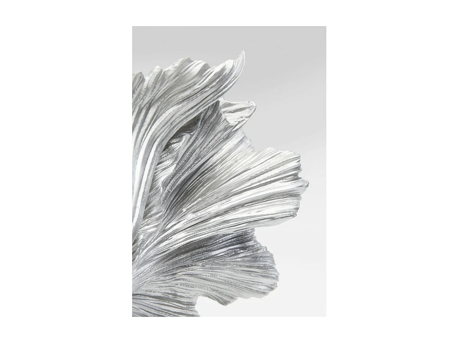 Deko Objekt Betta Fish Silber Klein