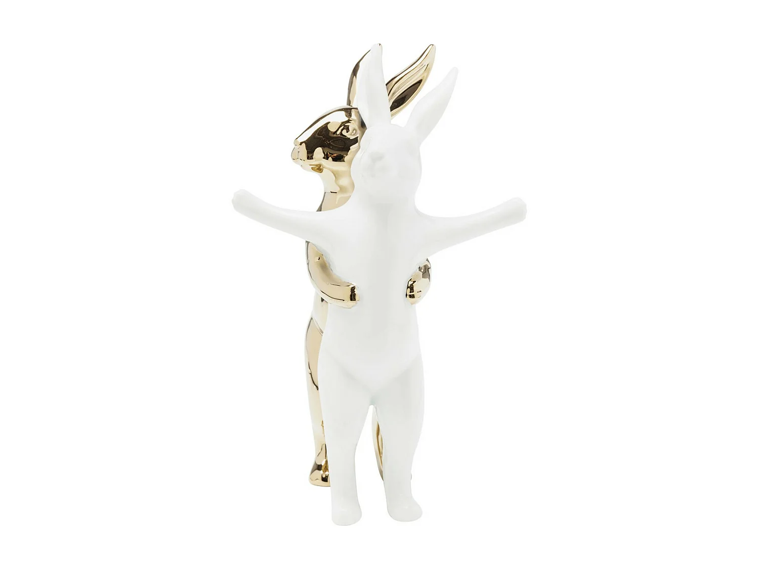 Deko Figur Hugging Rabbits Medium