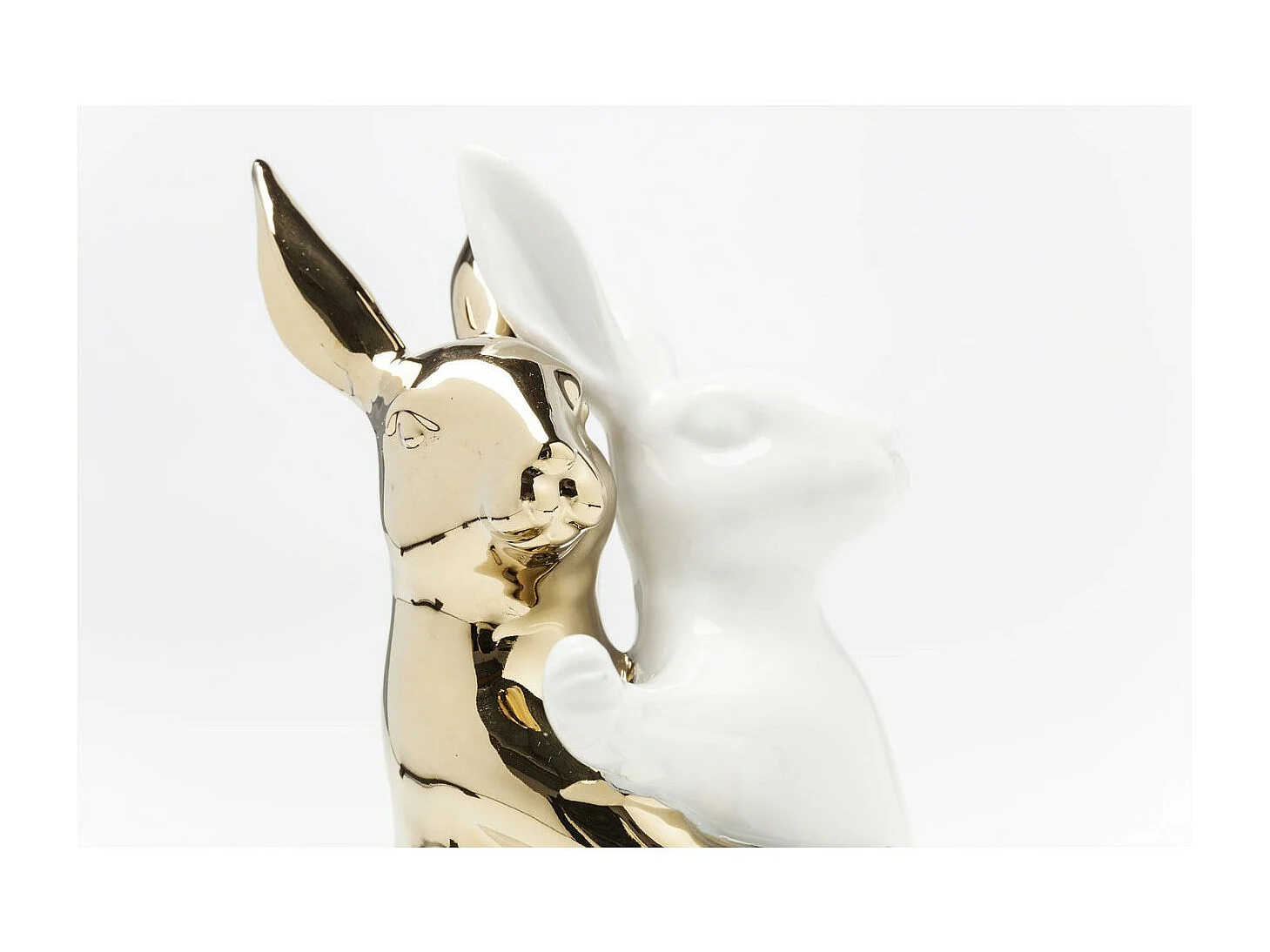 Deko Figur Hugging Rabbits Medium